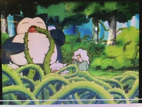 Snorlax eating the Thorns