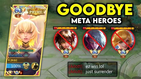 Goodbye Meta Heroes Beatrix New Meta Destroyer Build Will Make Her