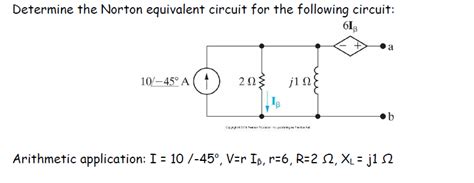 Solved Determine the Norton equivalent circuit for the | Chegg.com