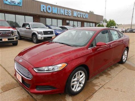 Find New 2014 Ford Fusion Se In 1100 S Sam Houston Blvd Houston Missouri United States For