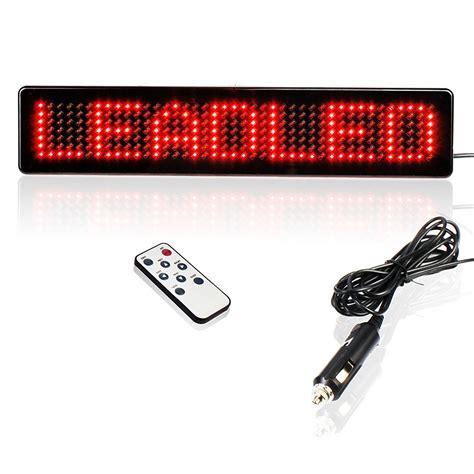 car message moving scrolling led sign