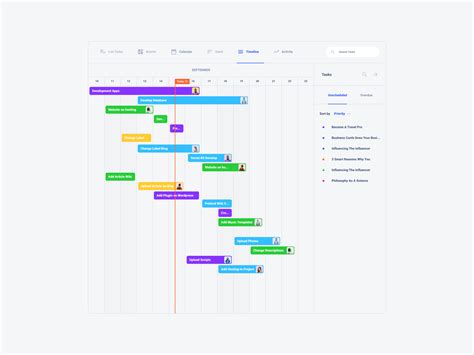 Timeline Task View Cards by Live Spline.one on Dribbble