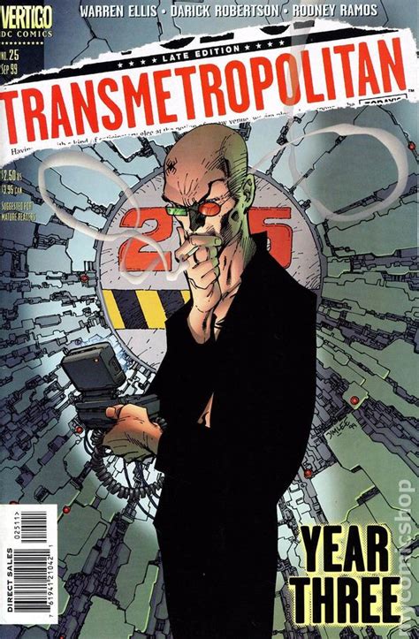 Transmetropolitan (1997) comic books with issue numbers 23-27,23-27