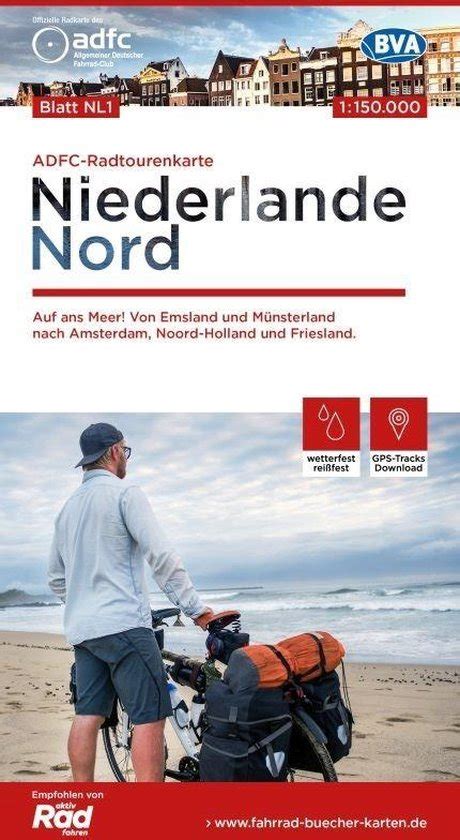 Adfc Radtourenkarte Nl Niederlande Nord Bol