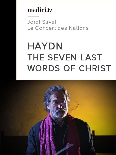 Amazon Co Jp Haydn The Seven Last Words Of Christ Jordi Savall Le