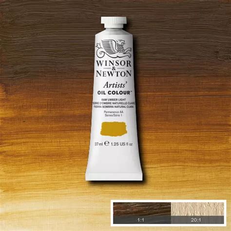 Oleo Winsor Newton Artists 037ml 557 Raw Umber Light S1 Frete grátis