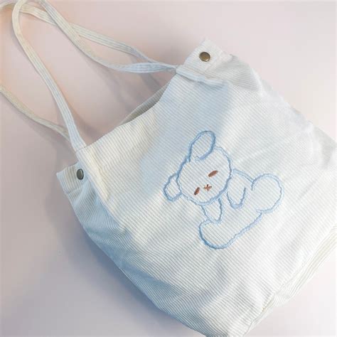 Teddy Bear Tote Bag Corduroy Bag Woman Bag Cotton Bag Etsy