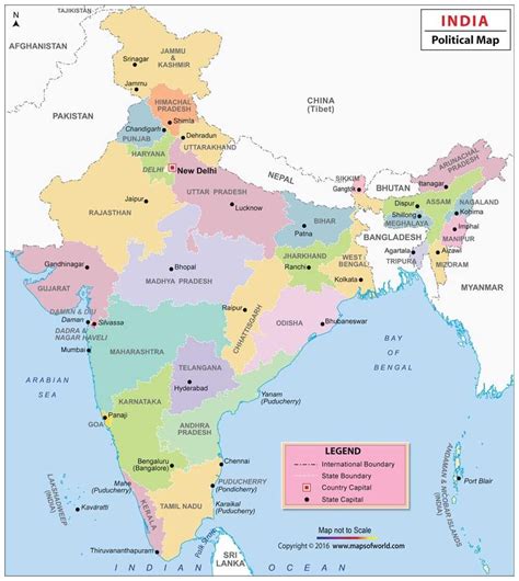 India Map Chart Kerala Political Map Chart India Kerala Political Map