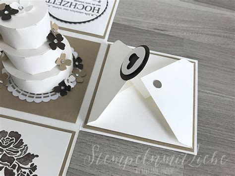 Explosionsbox Zur Hochzeit In Savanne Stampin Up Stempeln Mit