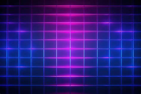 Grid background neon backgrounds abstract. | Premium Photo Illustration ...