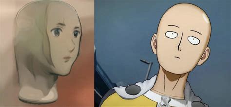 Blursed Stonks Man Looks Like One Punch Man With The Anime Filter R