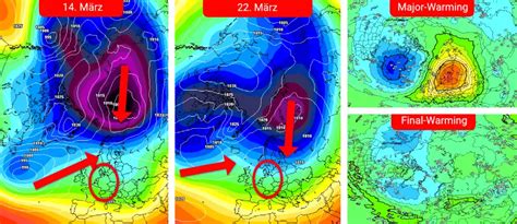 Wetterprognose Final Warming Zerstörung des winterlichen