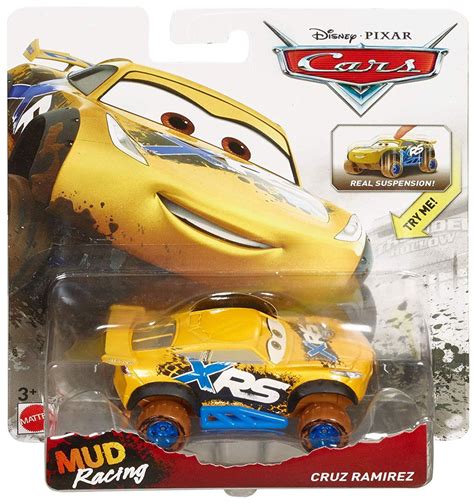 Disney Pixar Cars Cars 3 Xrs Mud Racing Cruz Ramirez Diecast Car Xrs