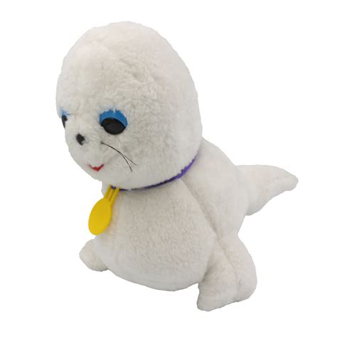 Ancienne Peluche Phoque Blanc BIBIFOC ANTENNE 2