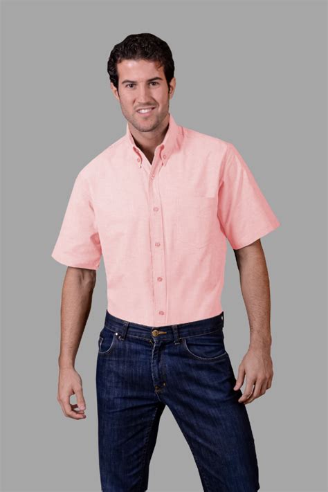 Camisa Oxford Manga Corta Camisas Ferruche