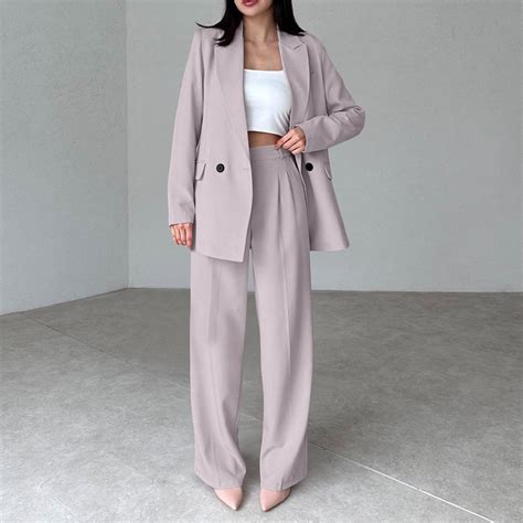Same Day Delivery Womens Two Piece Sets Pants Suits Dressy Business