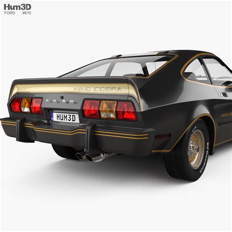 Ford Mustang King Cobra 1981 3D model - Download Sports car on 3DModels.org