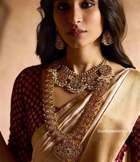 Kundan Necklace And Mango Mala Indian Jewellery Designs