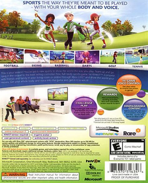 Kinect Sports Season 2 Gameplanet