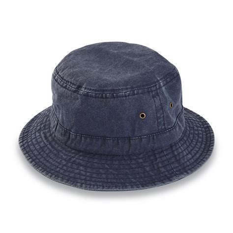 Men's Washed Denim Bucket Hat