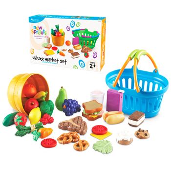 SET DE FRUTAS Y VERDURAS 32 PIEZAS LEARNING RESOURCES JUEGLEA202