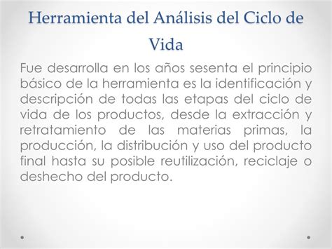 Ppt El An Lisis Del Ciclo De Vida Acv Powerpoint Presentation