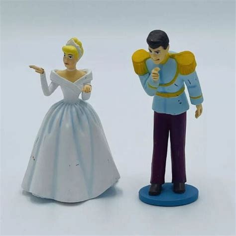 Disney Store Princess Cinderella Prince Charming Wedding Cake Topper ...