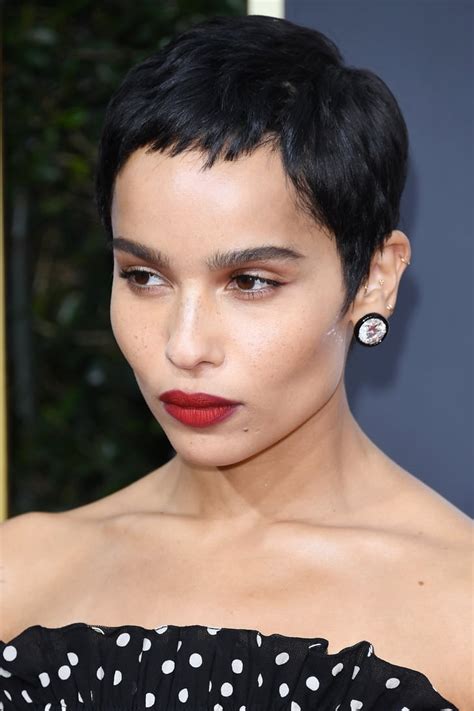 Zoe Kravitz Celebrities With Multiple Ear Piercings Popsugar Beauty