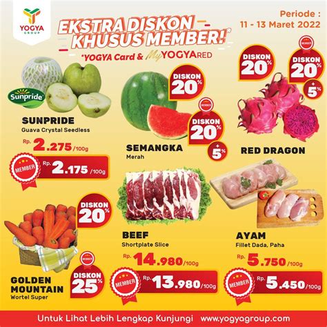 Katalog TOSERBA YOGYA WEEKEND Promo HARGA HERAN Periode 11 13 Maret