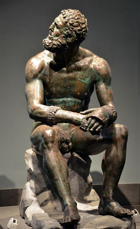 Boxer Of Quirinal Greek Hellenistic Bronze Sculpture Of A Flickr