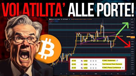 STAI IN ALLERTA BTC Sul FILO Del RASOIO Oggi Si DECIDE La