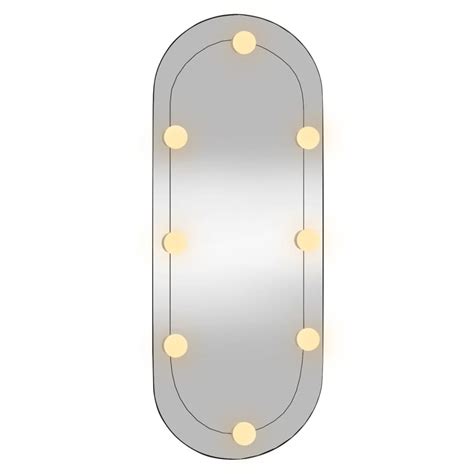 Wandspiegel Mit Led Leuchten X Cm Glas Oval Online Kaufen