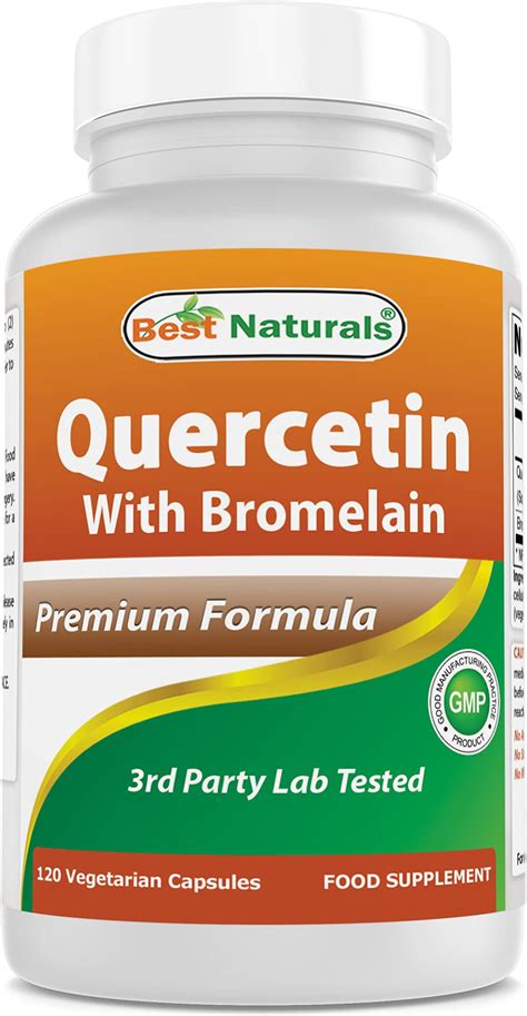 Amazon Now Foods Quercetin With Bromelain 240 Vegetable Capsule