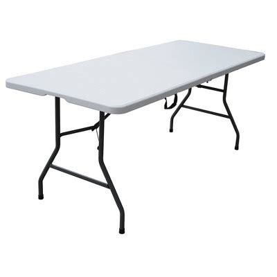 Peakform 6' Folding Banquet Table Off White : Target