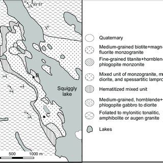 Geological Sketch Map Of The Area In And Around The Western Margin Of