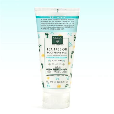 Tea Tree Oil Foot Repair Balm And Cream Earth Therapeutics