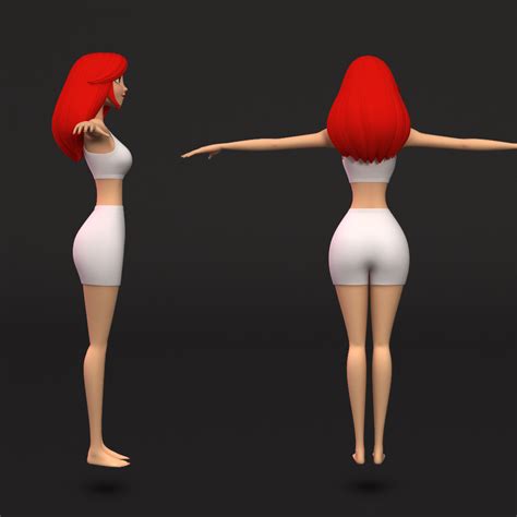 Donna Stylised Female Character D Print Ready D Model Cgtrader