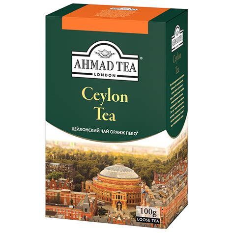 Чай черный Ahmad Tea Ceylon оранж пеко 100 г: купить в Москве с ...