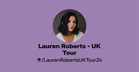 Lauren Roberts - UK Tour | Linktree