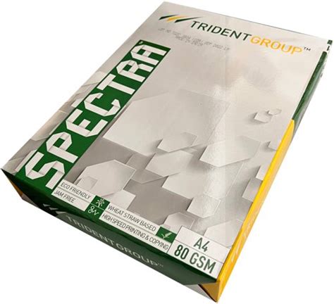 Eco Friendly Spectra 80gsm Wheat Straw Based Ream Of A4 Copier Paper