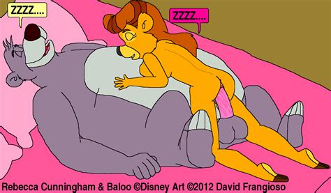 Rule 34 After Sex Ass Balls Baloo Bear Bed Breasts Disney Furry Penetration Penis Pussy