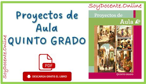 Descarga Gratis En PDF El Libro De Proyectos De Aula Quinto Grado De