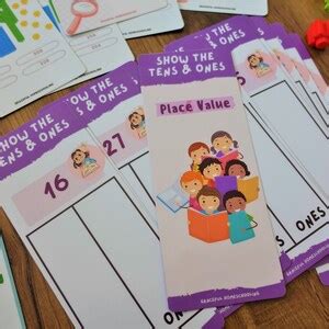 Math Task Cards Bundle Place Value Printable For Classroom