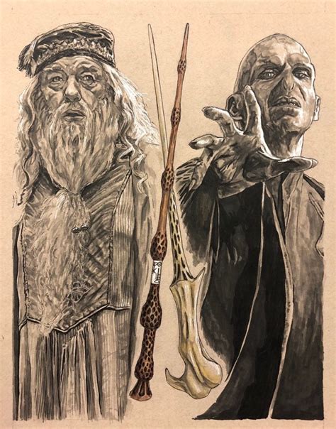 Dumbledore Vs Voldemort Fan Art