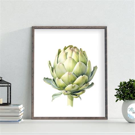 Artichoke Art Print Etsy