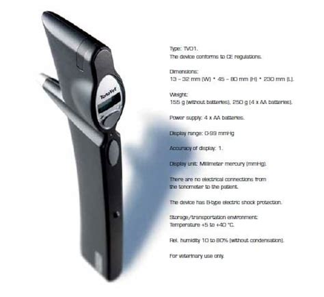 TonoVet Tonometer - Photon Surgical Systems Ltd