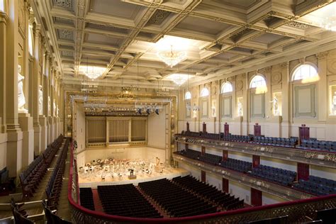 Boston Symphony Hall Updates And Rennovation Acentech Project Profile