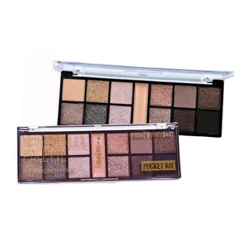 Kit Maquiagem Ruby Rose Paleta Sombra 12 Cores Primer 3d Desert Nude