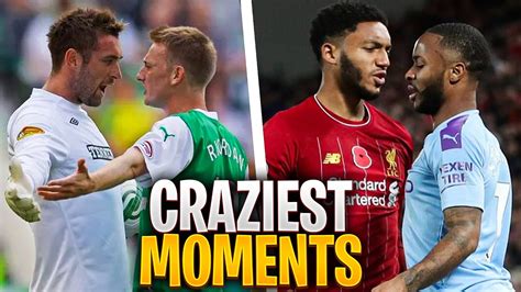 CRAZIEST Moments In Football YouTube