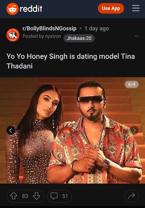 After Divorce From Shalini Talwar Honey Singh Finds Love In Model Tina Thadani A Netizen Claims